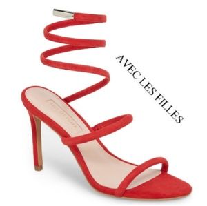 Sultry Red Avec Les Filles Heels